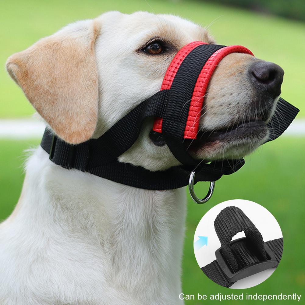Anti Barking Dog Muzzle for Small Large Dogs Adjustable Mesh Breathable Pet Mouth Muzzles Dog Accessories