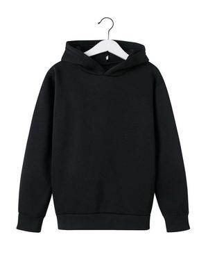Anpassningsbar 2025 Barn Enfärgad Pullover Hoodie