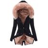 European Size Women's Mid-length Hooded Cotton Parka Coat - Winter Warmth