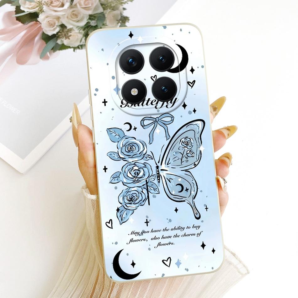 For Xiaomi Redmi Note 15 Pro+ 15Pro 5G Cute Cat Flower Cartoon Phone Case For Redmi Note 15 Pro Plus 5G Soft Silicone Bumpers