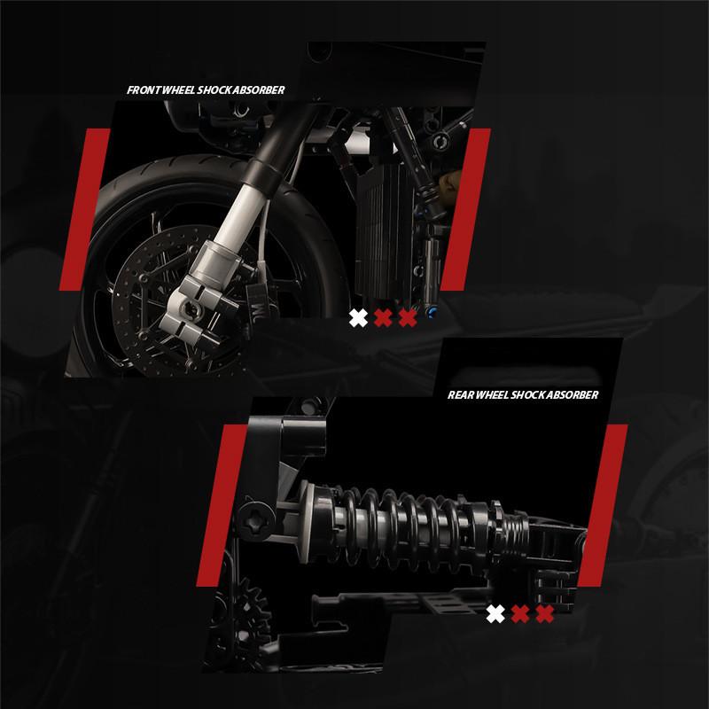 1981 шт. технические черные мотоциклы — фото 7