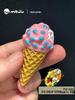 3D Cartoon Ice Cream Cone Cake Refrigerator Magnet Toy Decoration Accessories