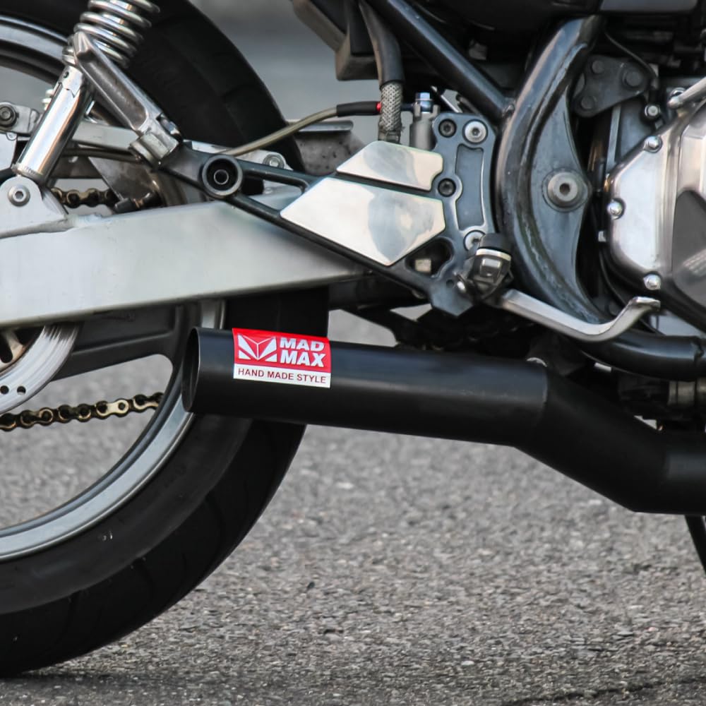 MADMAX Original Aluminum Heat Resistant Sticker for Short Pipe Muffler