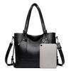 Stylish Faux Leather Shoulder Bag Women's Large Capacity Tote Bag