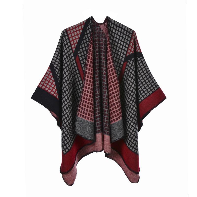 

New women s scarf shawl fashion outer with thermal cape travel party photo cape 135-175CM