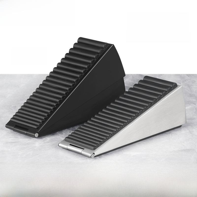 Door Stopper Door Stopper Door Stopper Anti-Collision Door Stopper Black Artifact Windproof Fixed Door Punch-Free Door Blocking