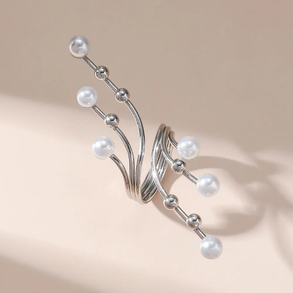 Creative Faux Zircon Geometric Personality Ring Delicate Hand Zircon Party Accessories