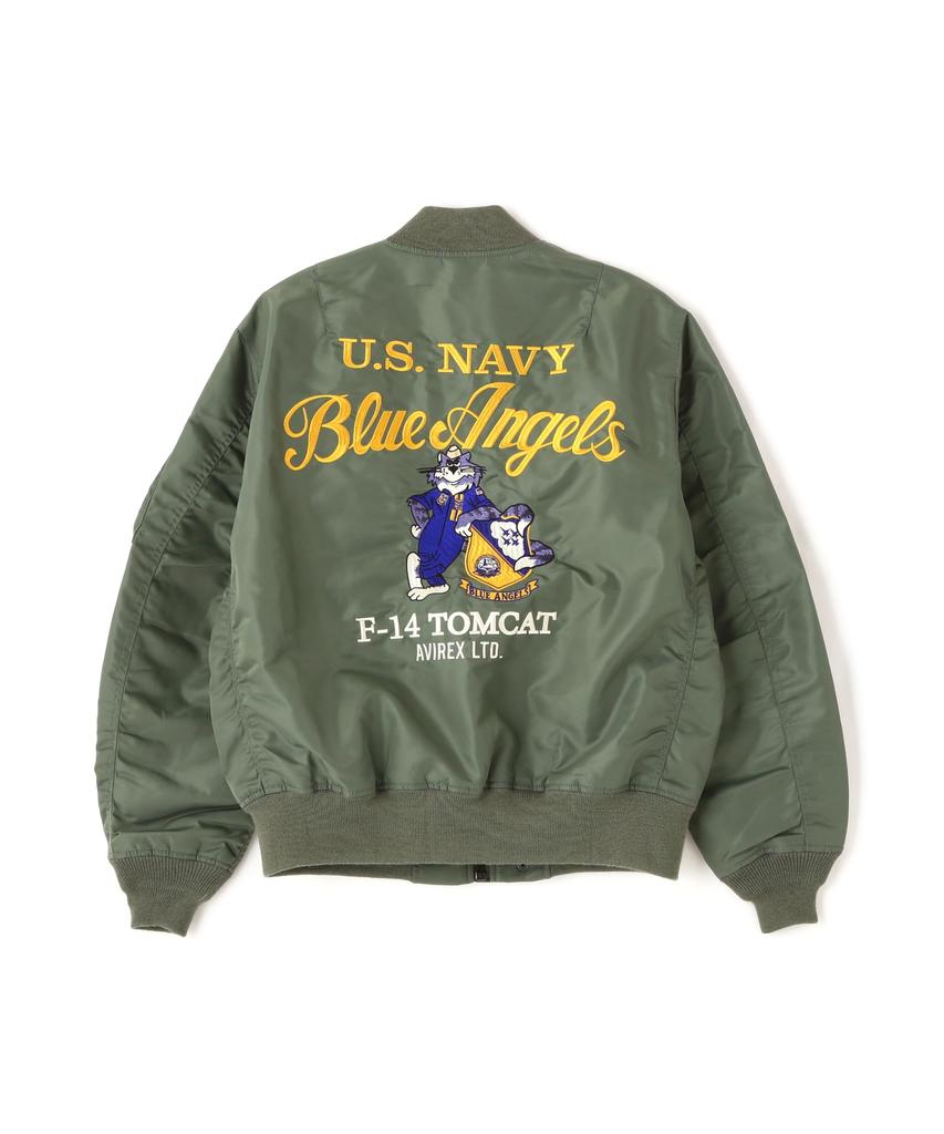 Jacket BLUE ANGELS Blue Angel M 401 Sage [AVIREX] L-2 F-14 / L-2 F-14 / 783-4152003 Men's