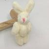 Mini 6cm Long Hair Jointed Rabbit Plush Teddy Bear Doll Diy Decor Clothing Gift Box Accessory