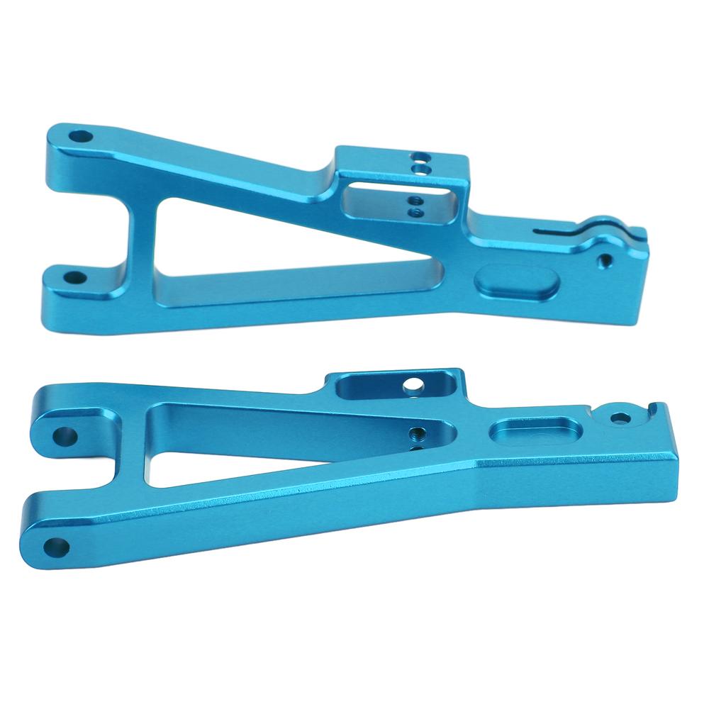 2pcs RC Suspension Arm Aluminum Alloy DIY Upgrade Front and Rear Lower Swing Arm for JLB 1 10 TruckBlue