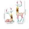 2x Reindeer Statue Elk Sculpture Home Decor Animal Deer Figurine for Office