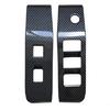 Ruihe 4pc Carbon Fiber Color Automobile Door Window Control Panel Cover Trim Fit for Toyota Highlander 2020 2021 2022 2023 2024 2025 North American