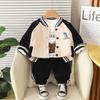 Kids Casual Long-Sleeve Set, Comfortable Daily Wear Outfits