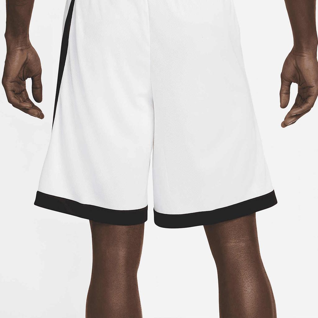 Nike Color-Block Mid-Waist Straight-Leg Casual Shorts Men Bottoms White DH6763-100