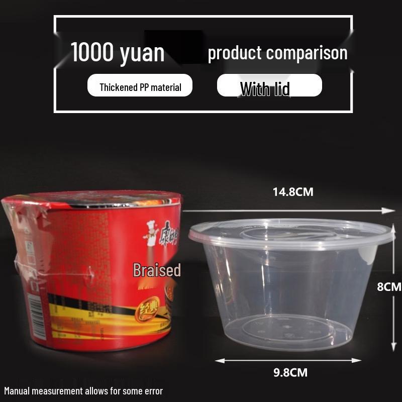Disposable Plastic Round Food Containers