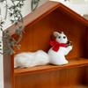 Lightweight Flocked Squirrel Ornaments Plush Texture Dual-use Tabletop Ornament  Xmas