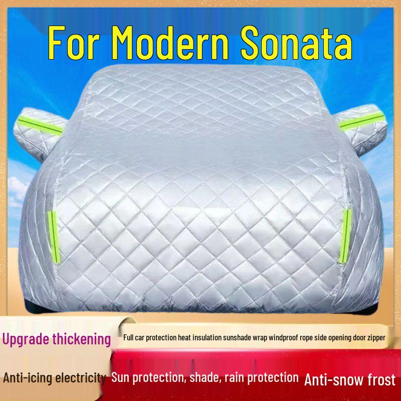 

Hyundai Sonata 8 Car Cover - Sun, Rain, Dust, Heat, Frost, Snow Protection Thickened Cotton Hail Protection - All Seasons