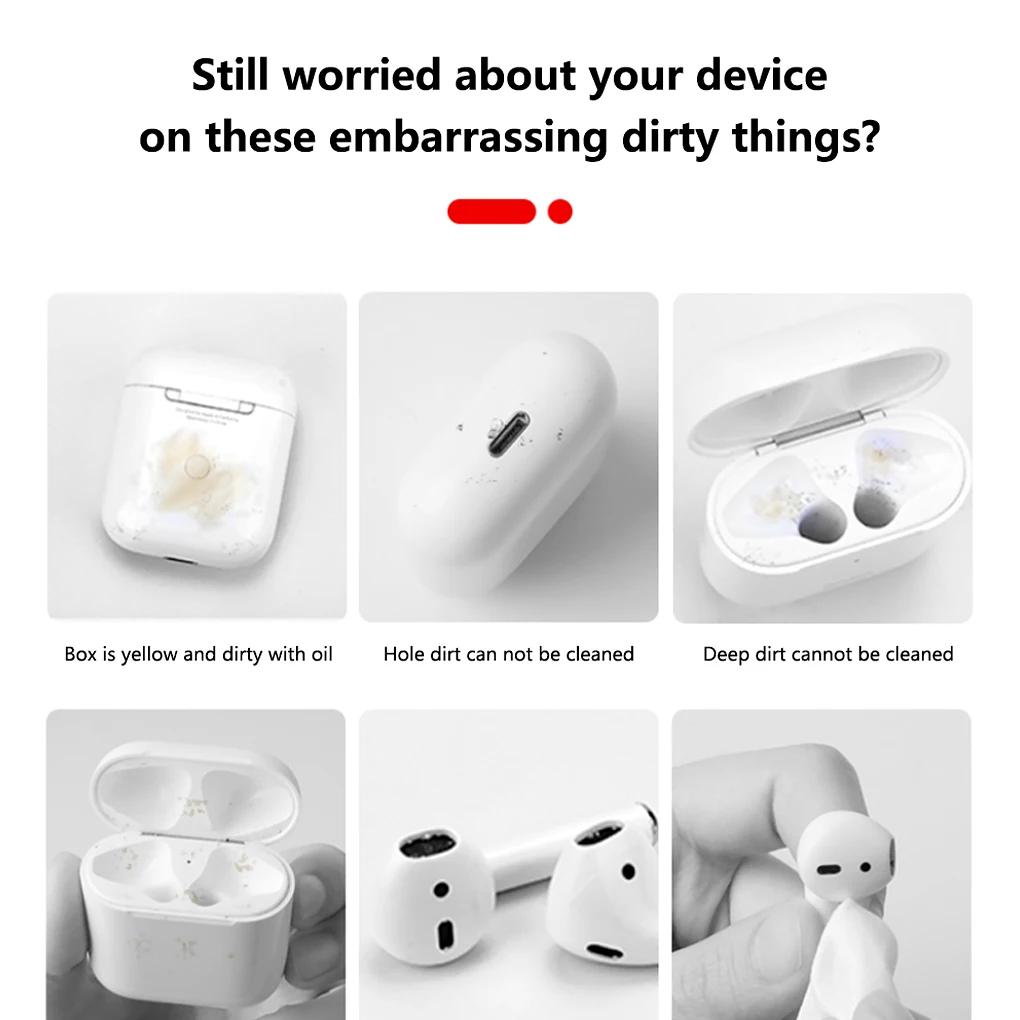 Cleaner Kit for Airpods Pro 1 2 Bluetooth Earbuds Cleaning Pen Airpods Pro Case Cleaning Tools for iPhone Xiaomi Huawei Samsung