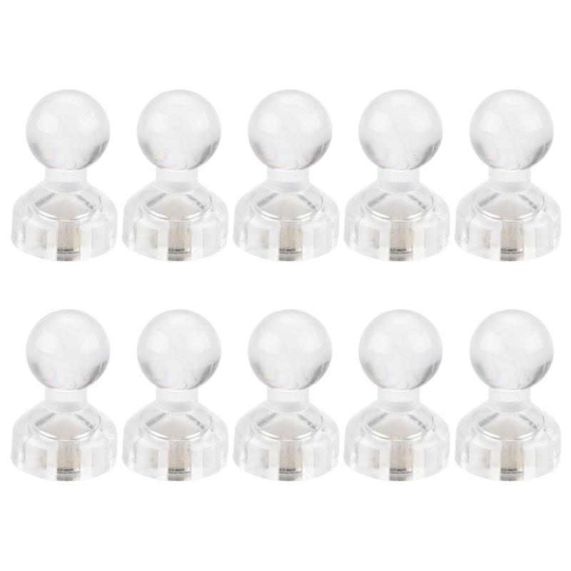 10 Counts Magnetic Push Pins for Fridge Calendars School Whiteboards Bulletboard