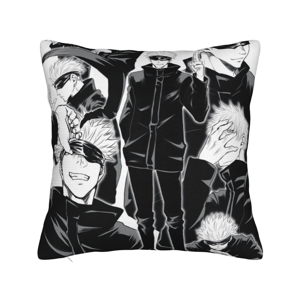Jujutsus Kaisens Yuuji Itadori Square Pillow Covers Bed Car Anime Japan Manga Cushion Cover Cute Decorative Pillow Cover 40*40
