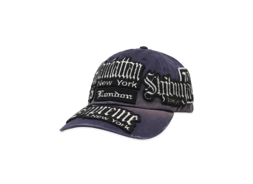806614 Supreme City Patches 6-Panel  Navy One-Size