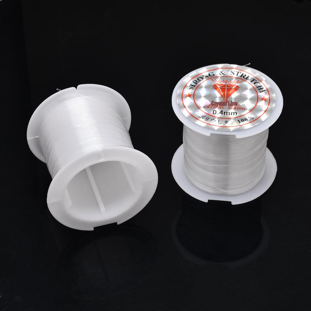 Transparentes, verschleißfestes Schmuck-Perlseil - Nicht elastisch für DIY und Handwerk