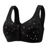 Women Wirefree Tank Style Bras Front Closure Bralette Female Confortable Breathable Underwear Large Bust Cup Underwear L-5XL