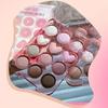Calculator Love Eyeshadow Palette 12 Colors Matte Pearlescent Glitter Non-Flying Powder Earth Color Eyeshadow