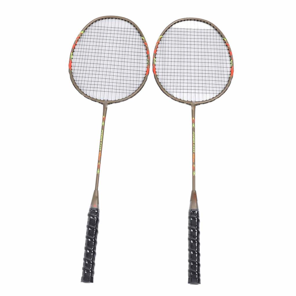 Sportovní badmintonové rakety Lehké badmintonové rakety Sada Venkovní hry na zahradě pro trénink Zábava Zlatá