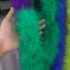 Thickened Encrypted Large Turkey Feather Strips Colored Top Scarves Stage Performance Costume Accessories