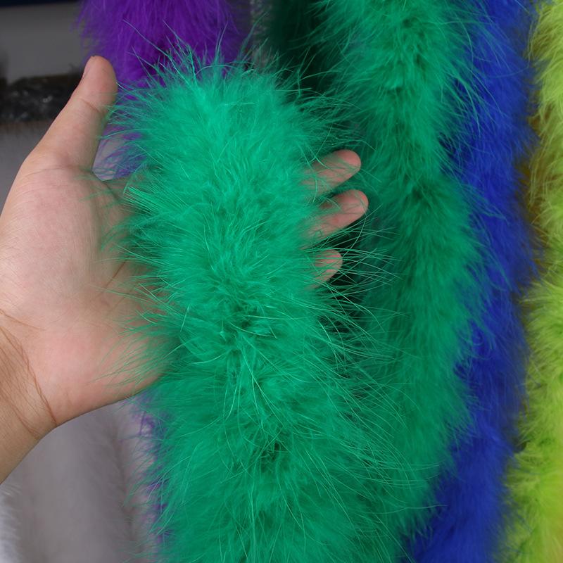 Thickened Encrypted Large Turkey Feather Strips Colored Top Scarves Stage Performance Costume Accessories