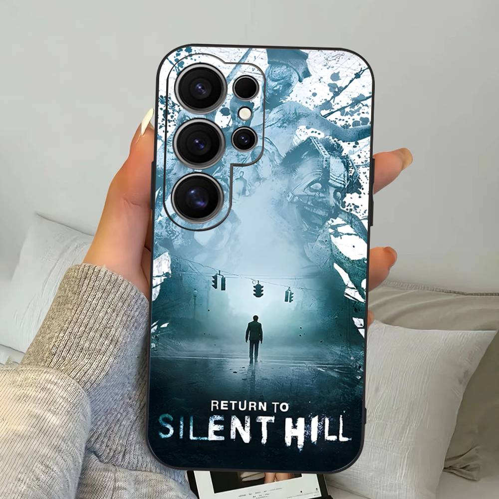 Horror Games S-Silent H-Hill Phone Case For Samsung S 24 Fe 25 Ultra Plus 20 Lite 21 30 22 23 24 22 Ultra 5G Fundas