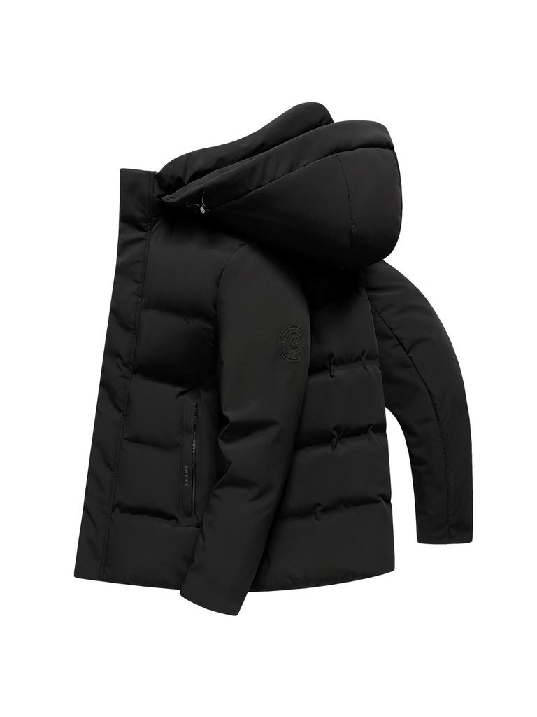 Men's 2025 Winter Thick Duck Down Hooded Jacket for Cold Protection
