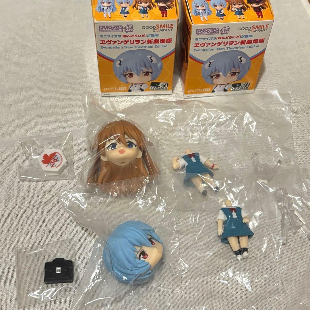 Used Nendoroid Saplus Evangelion: Rebuild of the Movie Asuka Rei Uniform ver.
