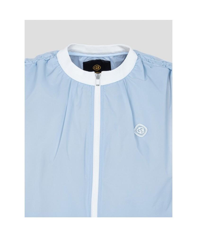Beanpole Golf [B_Under] Women'S Blouson-Fit Layering Zip-Up Vest - Sky Blue