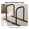 Freestanding Adjustable Parallel-Bar Fitness Station Sturdy Handrails Heavy Duty