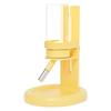 No Drip Water Bottle For Hamster-Guinea Pig-Adjustable Stand, Leak Proof Small Animal Water Dispenser White