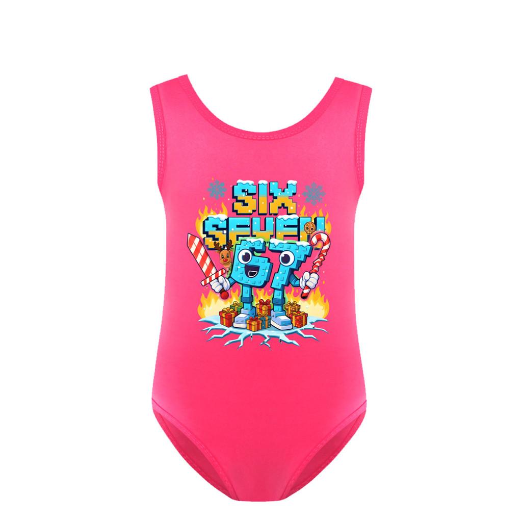 5193 Детский купальник с мультяшным принтом, купальник с рюшами, цельный купальник для плавания 160cm