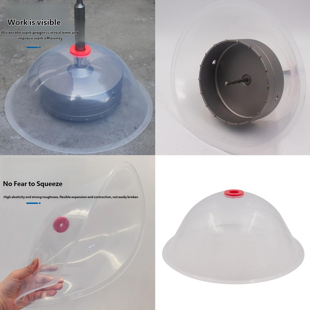 Wall Drilling Dust Cover 11/18/22mm Hole Cutter Dust Cover Dust Enclosures For Accurate And Clean Drilling