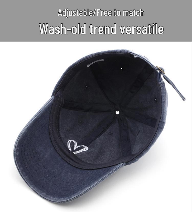 Retro Washed Duckbill Cap: Unisex Outdoor Sun Protection Baseball Hat