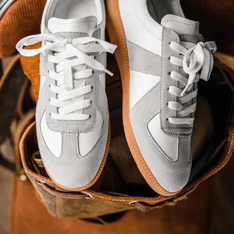 2025 little white shoes men's autumn fashion Forrest Gump shoes boys versatile flat casual shoes German training shoes classic