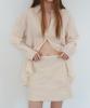 Seuleoum Ete Wrinkle Skirt_Ecru