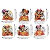 6pcs/Set Scary Pumpkin Series Diamond Painting Magnets for Refrigerator Diamond Art Fridge Magnets for Adults Diamond Art Refrigerator Magnets Kits