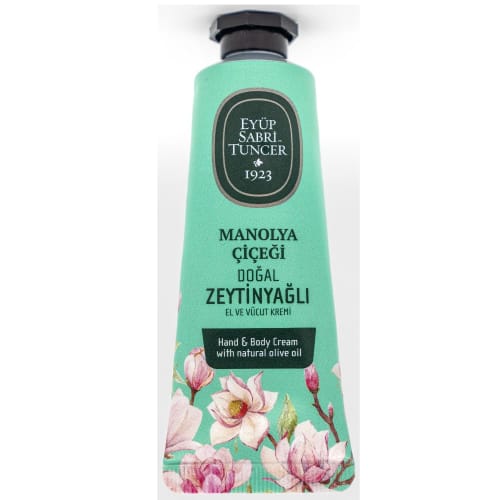 

Eyup Sabri Tuncer Olive Oil Hand Cream with Magnolia, 50mL, Shea Butter, Highly Moisturizing, Skin Care, Smooth Application, Suitable for Wet Hands, P