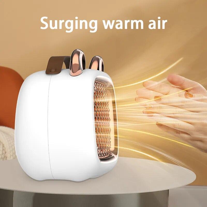 Xiaomi Electric Heater Mini Portable Intelligent Air Heater Reduced Wind Noise Home Heating Warmer Fan Intelligent Constant Temperature