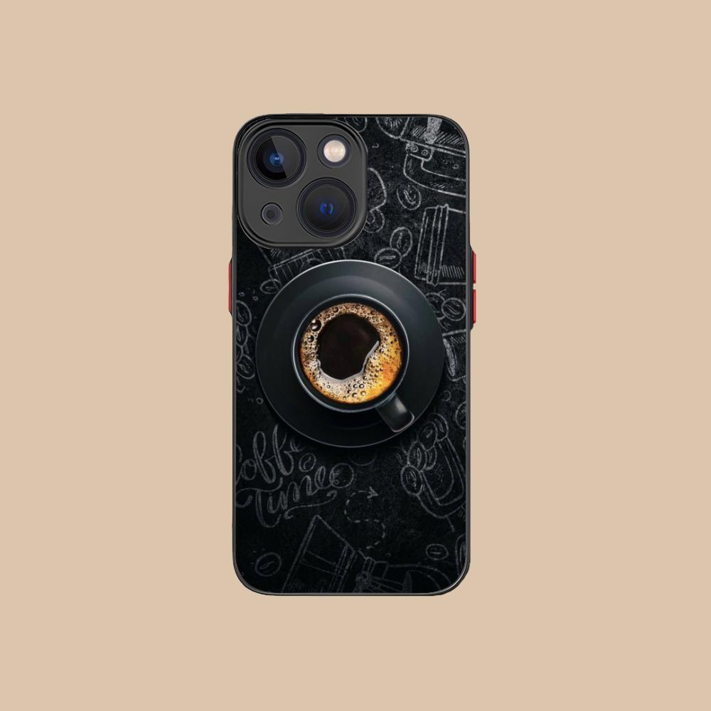 Coffee Beans Silicone Mobile Phone Case for iPhone 17 16 15 14 13 12 11 X XR XS Air Pro Max Plus Mini Colorful Cover