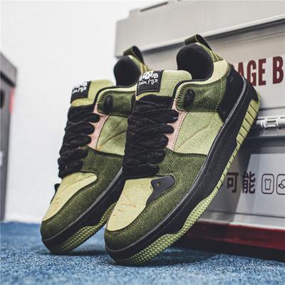 2024 Men's Run Sneaker Walking Leather Shoes Youth Casual Cricket Shoe Fashion Trend Board Shoes Comfort Skateboard Shoes