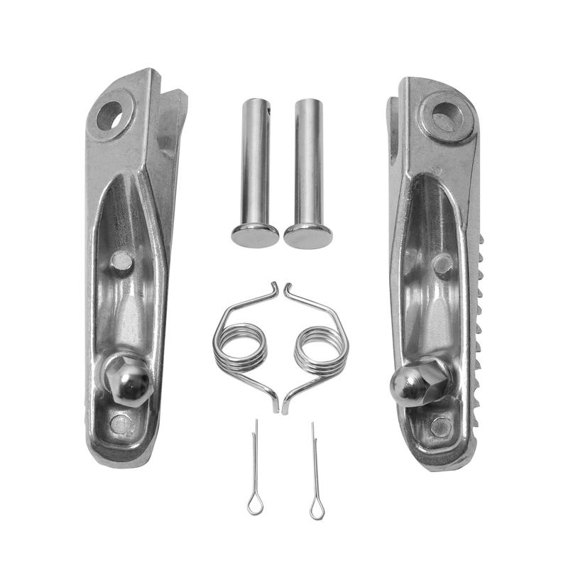 1SET Driver Front Footpegs Footrests Pedals For YAMAHA MT09 2021-2025 XSR900 2022-2024 YZF R7 2022-2025