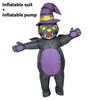 Inflatable Black Cat Suit Animal Cosplay Costumes Halloween Party Performance