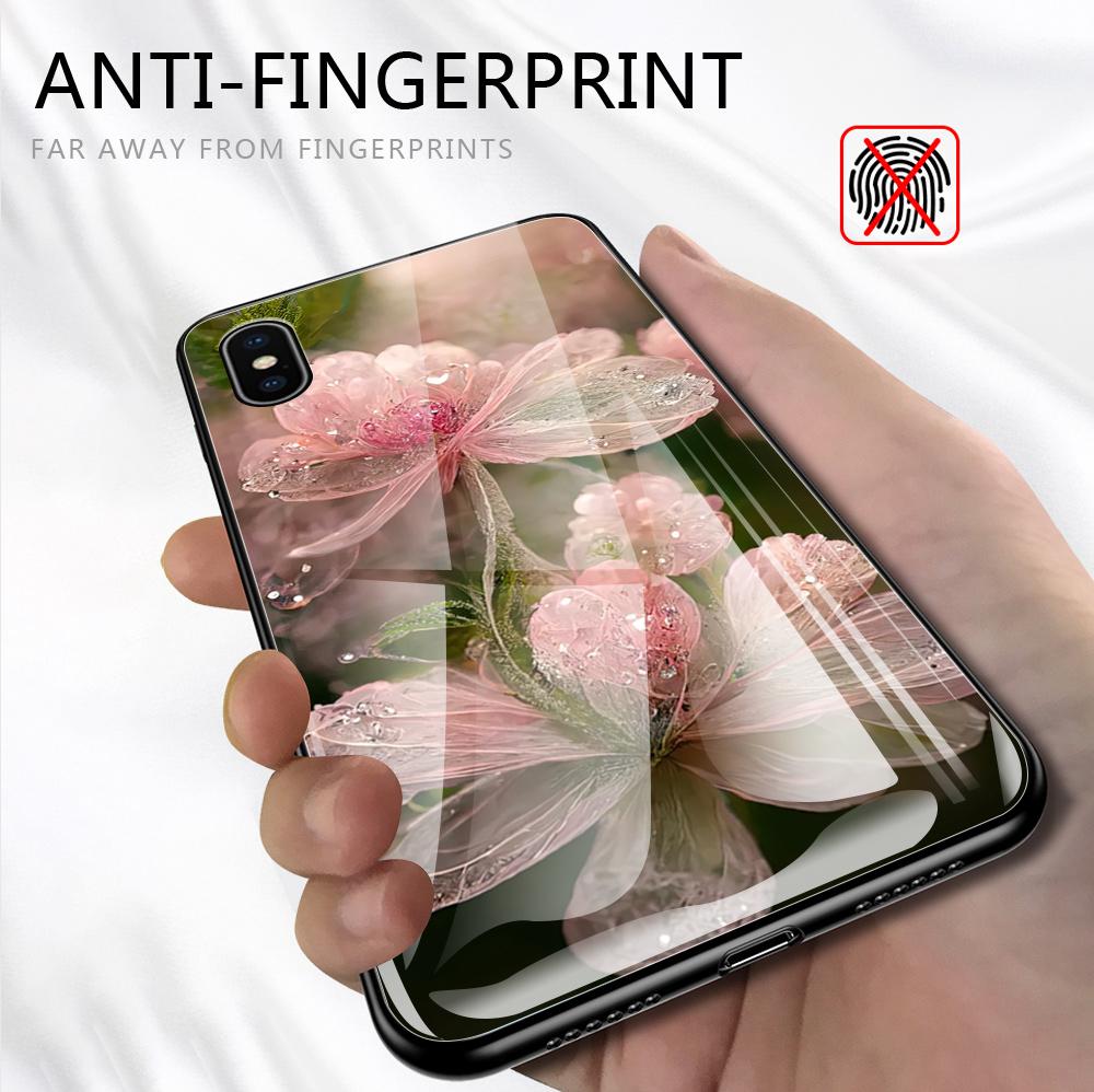 Tempered Glass Phone Case For iPhone 11 12 13 14 15 16 17 Redmi 10 12 14C Note10 Note14 Xiaomi 11Lite PocoC75 Soft Edge Shockproof Smooth Shell